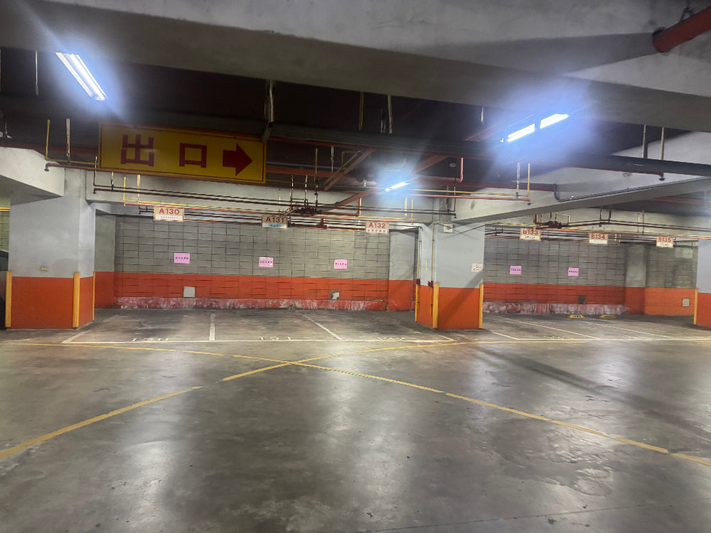 近中原站,室內固定車位大車位,有機車區可停放機車