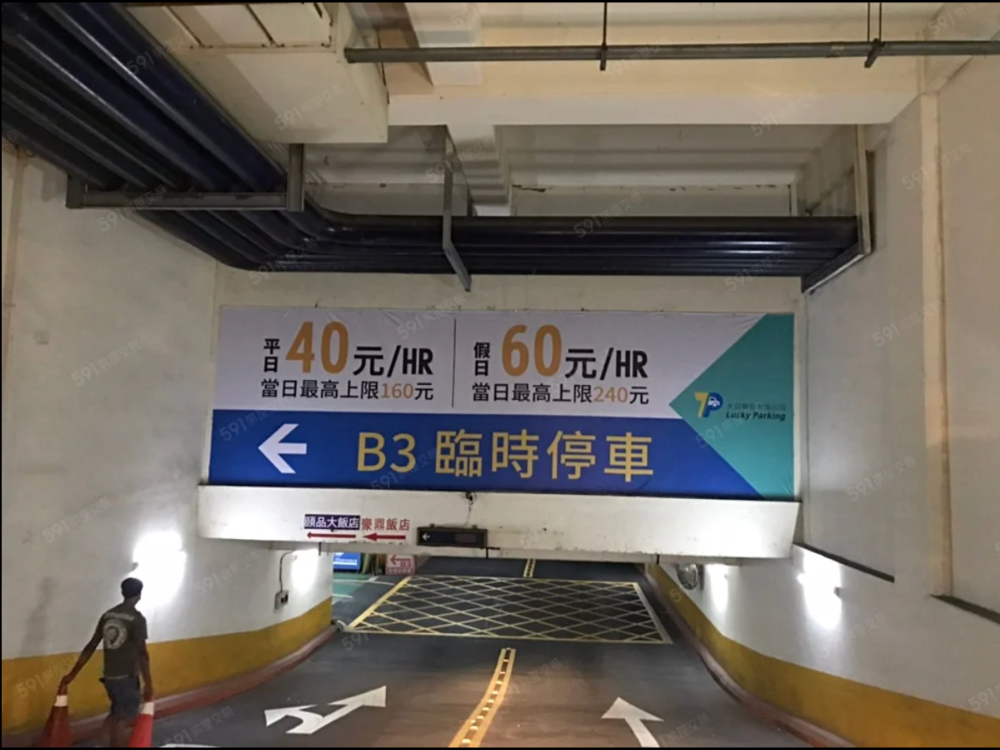 Lucky Parking-台北矽谷大樓地下停車場