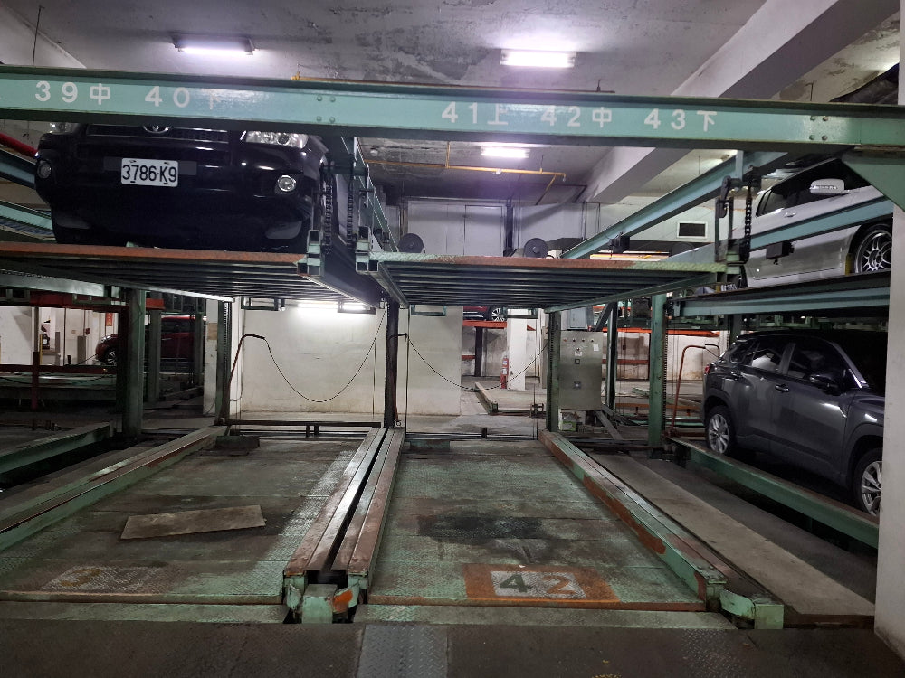 靠近林口舊街市場的林口國寶社區，坡道機械，可停休旅車含管理費