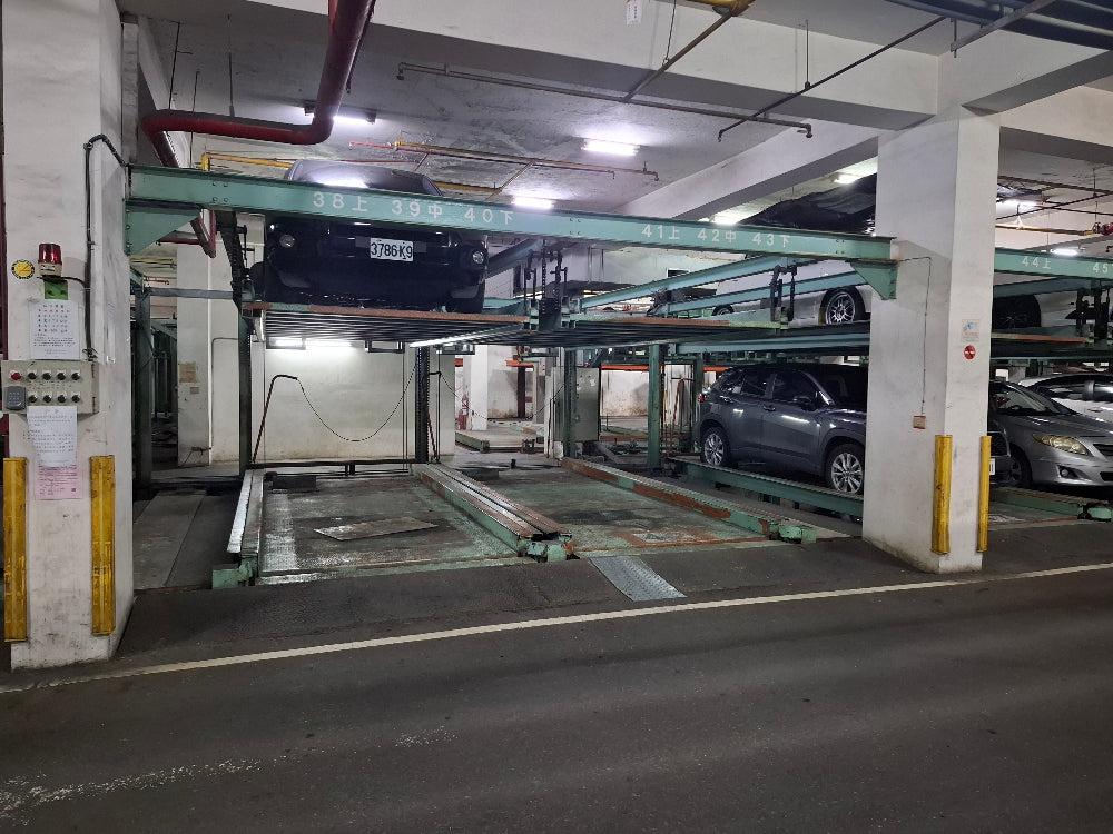 靠近林口舊街市場的林口國寶社區，坡道機械，可停休旅車含管理費