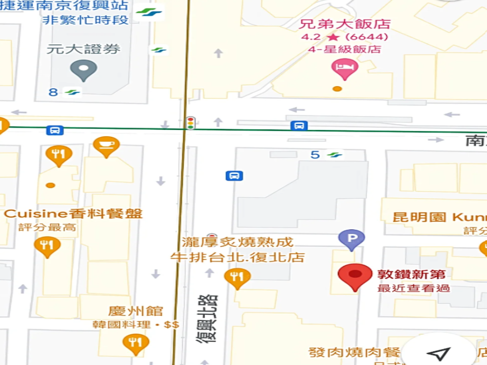 車位/近南京復興站/兄弟飯店，機械平面