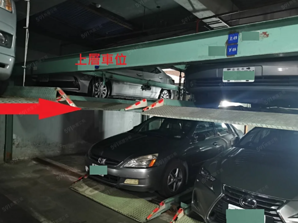 裕隆城寶中路漢聯商辦上層車位(含管理費) - 停車市場