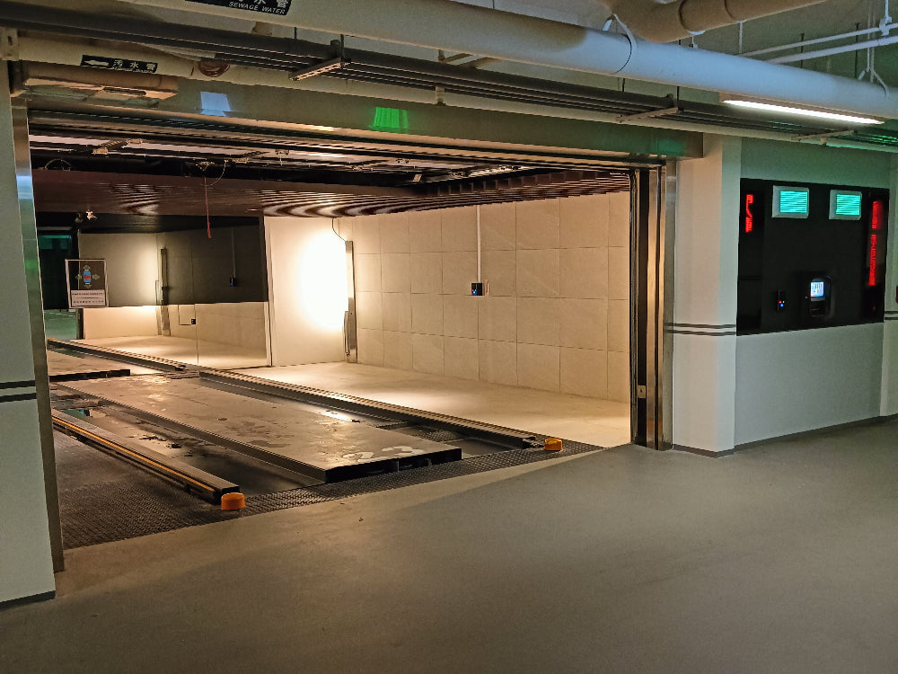 大同大學附近，坡道機械