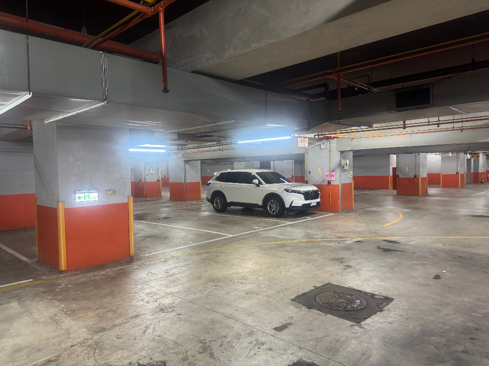 近中原站，室內固定車位大車位，有機車區可停放機車