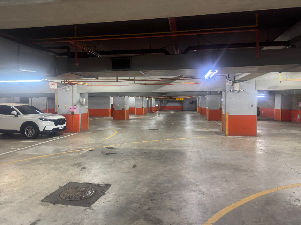 近中原站，室內固定車位大車位，有機車區可停放機車